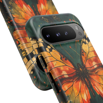 Butterfly Phone Case – Tough Cases for Nature Lovers, Floral Design, Butterfly Art, Unique Gift, Eco-Friendly Protection