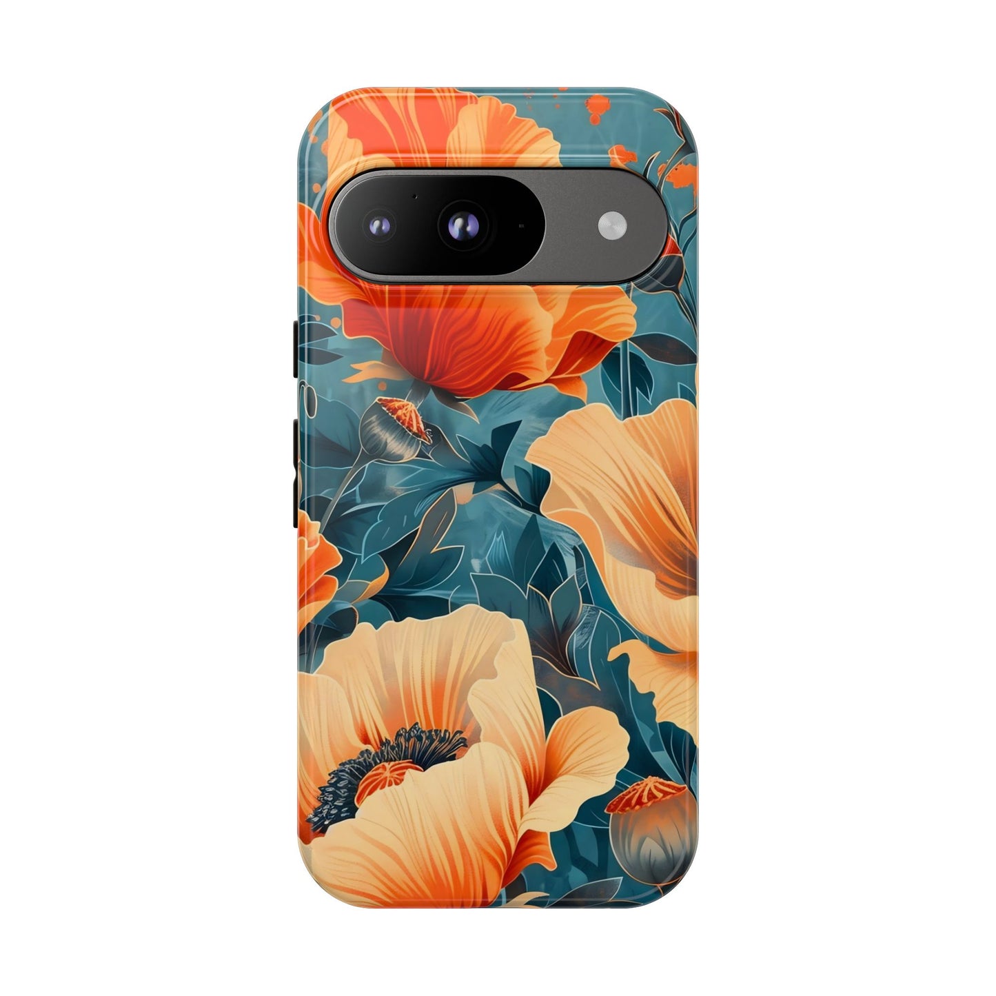 Floral Phone Case, Tough Cases for Protection and Style, Spring Aesthetic, Gift for Her, Phone Accessory for Nature Lovers