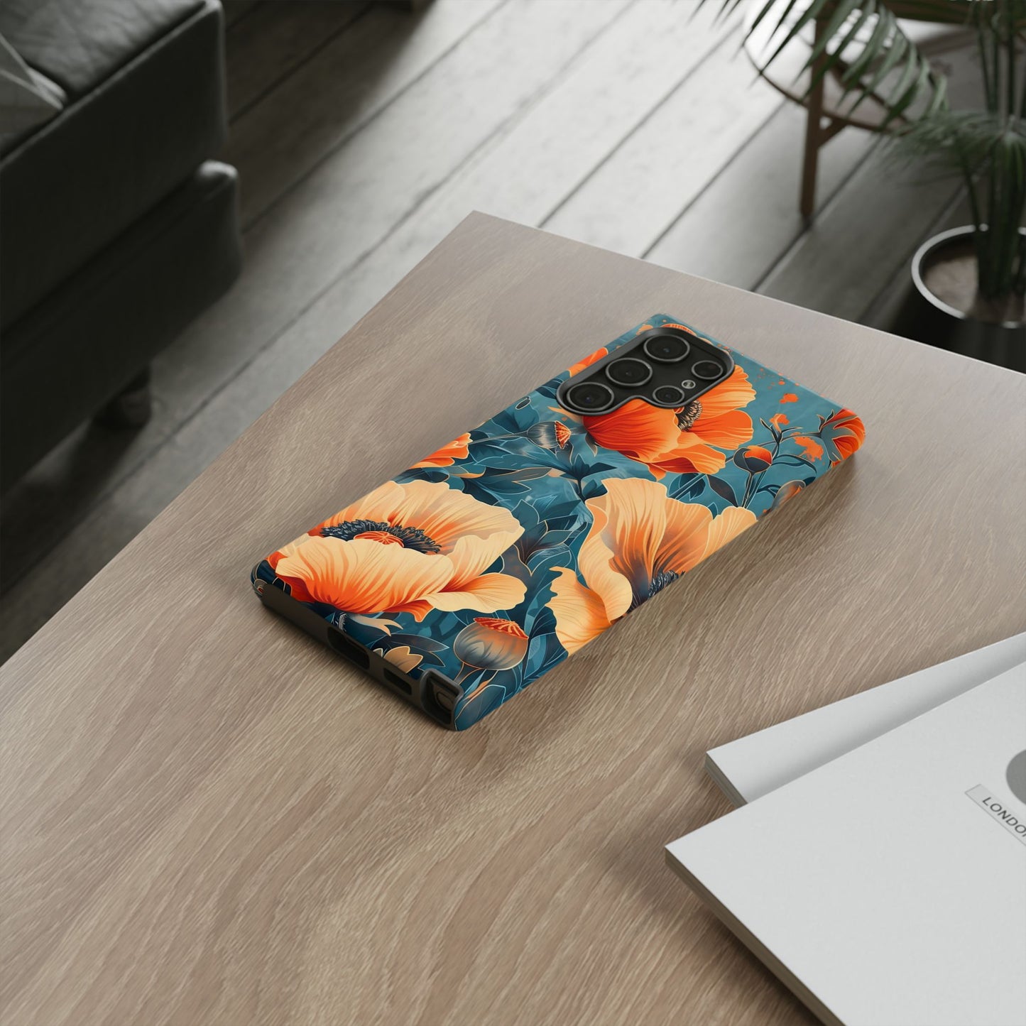 Floral Phone Case, Tough Cases for Protection and Style, Spring Aesthetic, Gift for Her, Phone Accessory for Nature Lovers