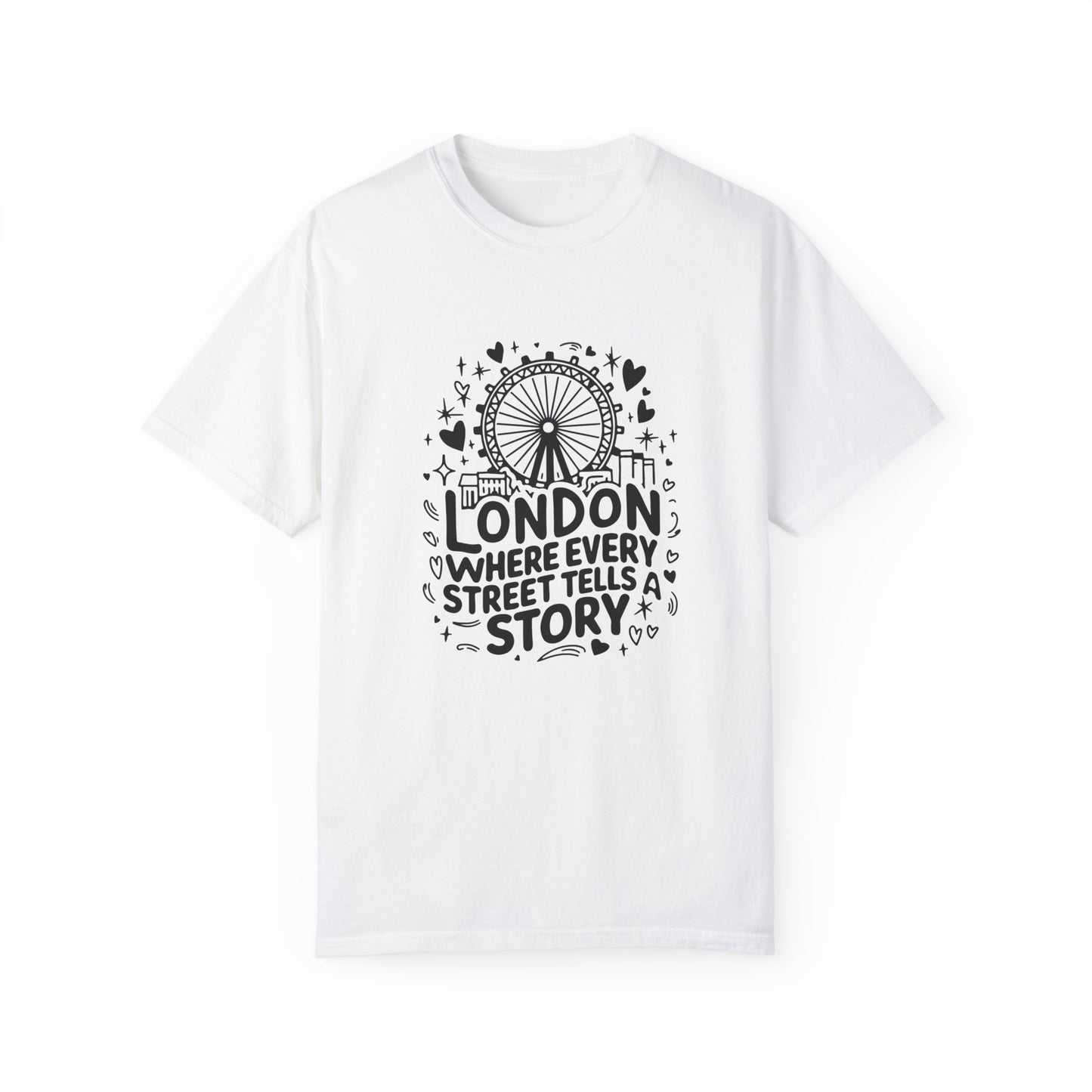 London Aesthetics Trendy Unisex Garment-Dyed T-shirt