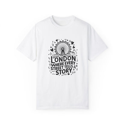 London Aesthetics Trendy Unisex Garment-Dyed T-shirt