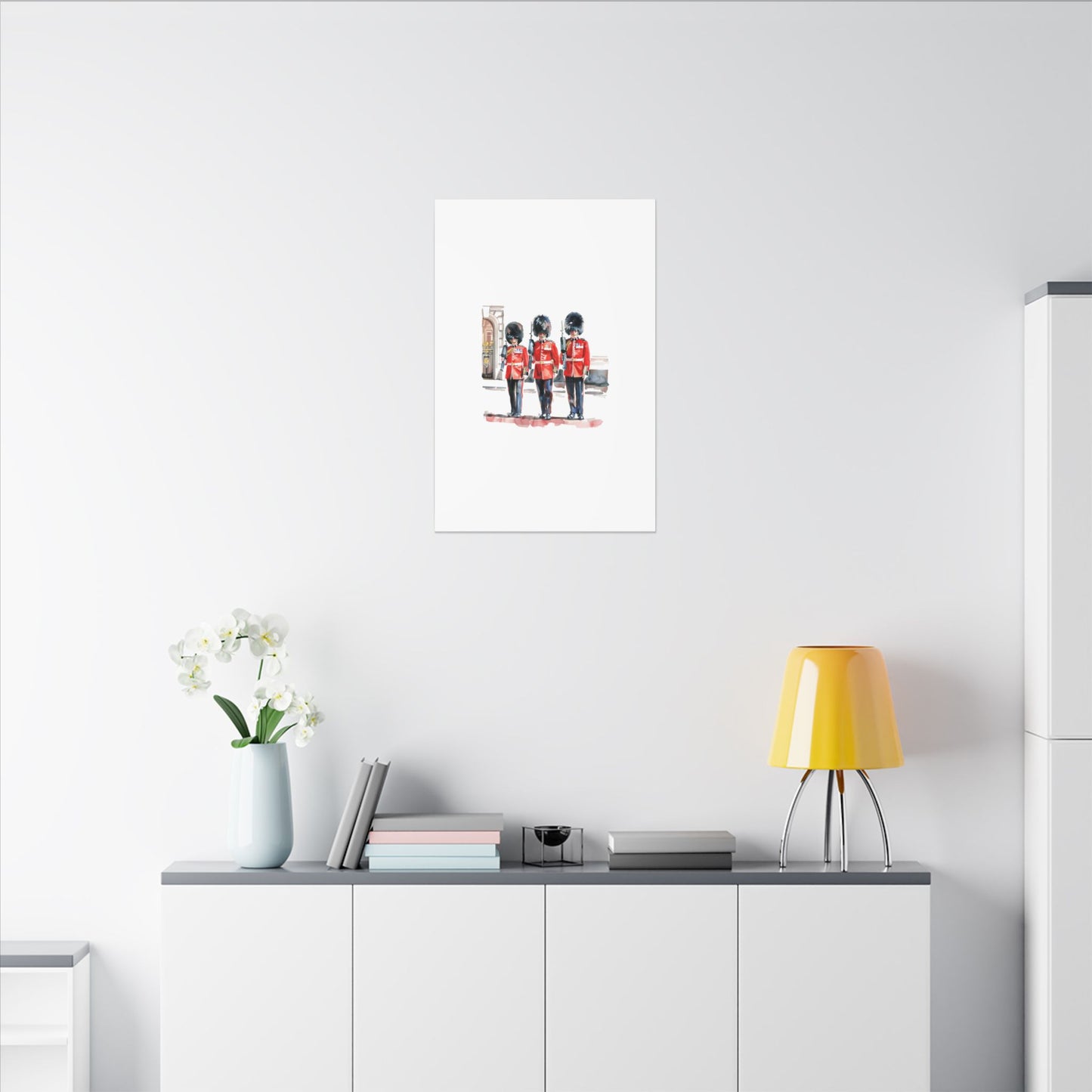 Royal Guards Canvas Print, British Wall Art, Home Decor, Unique Gift, London Culture