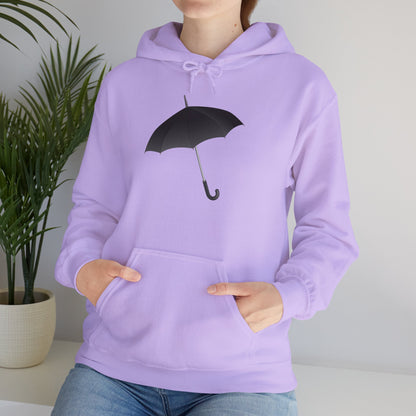 Unisex Heavy Blend™ Hooded Sweatshirt - Regal Royal Umbrella - Elegant and Majestic