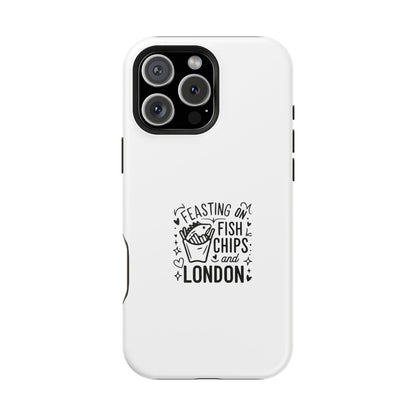 Feasting on Fish & Chips Phone Case, Cute London Inspired Magnetic Tough Case, Unique Gift for Food Lovers, Travel Accessory, British [...]
