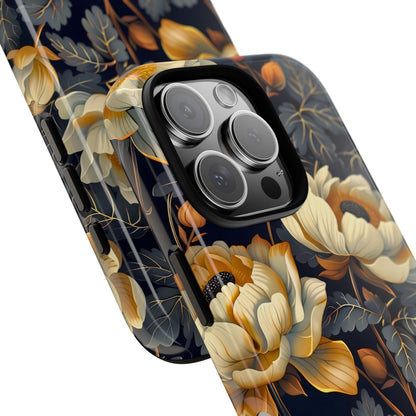 Floral Phone Case - Tough Cases, Stylish Mobile Cover, Flower Design, Holiday Gift, Trendy Accessory, Eco-Friendly Case