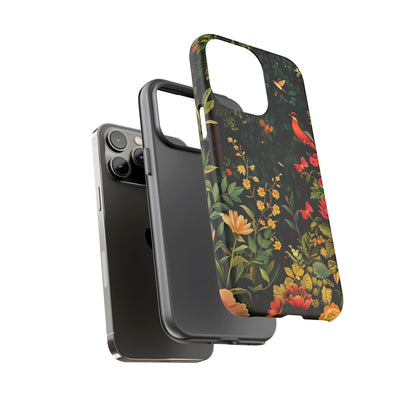 Floral Tough Phone Case, Nature-Inspired Design, Ideal for Garden Lovers, Gift for Birthdays, Christmas, Eco-Friendly Accessory