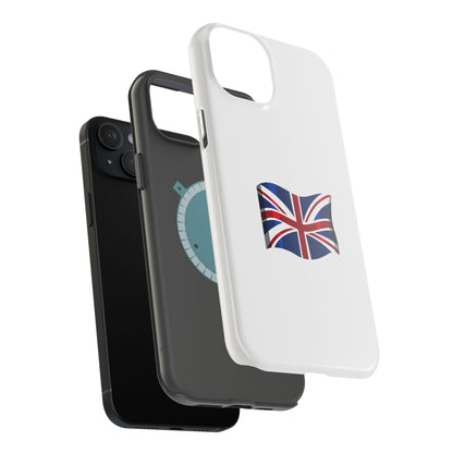 UK Flag Magnetic Phone Case, Durable Tough Cover, Gift for Patriots, Ideal for Travelers, Accessories for Holidays