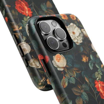 Floral Phone Case | Tough Cases with Elegant Design | Gift for Her, Mother's Day, Birthdays, Personalized, Trendy Tech Accessories