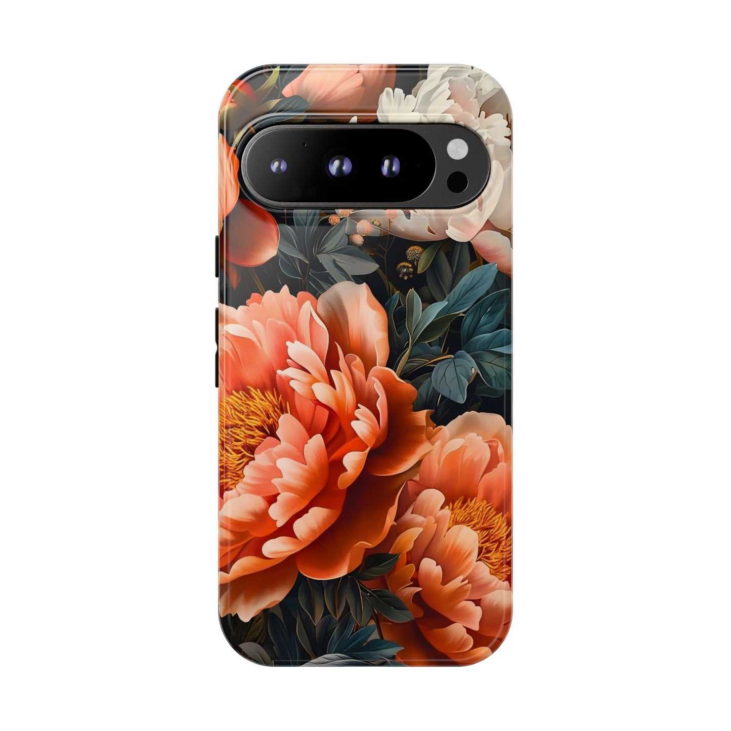 Floral Phone Case - Tough Cases, Durable Cover, Flower Design, Unique Gift, Phone Accessories