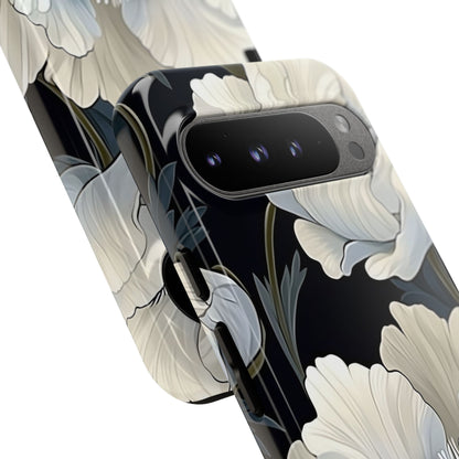 Floral Phone Case, Tough Cases for Women, Stylish Phone Cover, Floral Design Phone Protector, Nature Inspired Tech Accessories