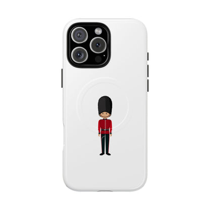 Guard Themed Magnetic Phone Case, Cute Soldier Design, Gift for Kids, Unique Gadget Accessory, Fun Phone Cover