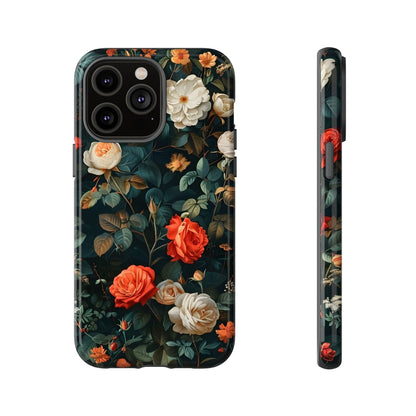 Floral Phone Case | Tough Cases with Elegant Design | Gift for Her, Mother's Day, Birthdays, Personalized, Trendy Tech Accessories
