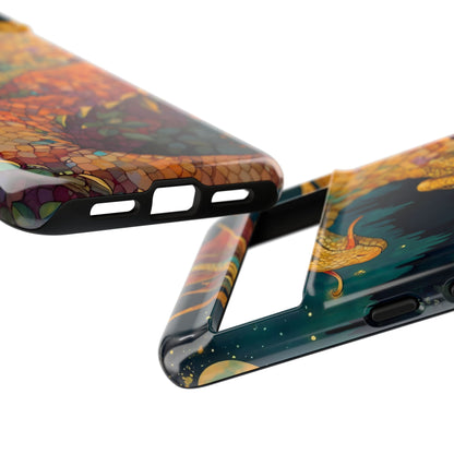 Dragon Art Phone Case, Tough Phone Cover, Fantasy Gift, Unique Mobile Accessory, Dragon Lover Gift, Stylish Protection