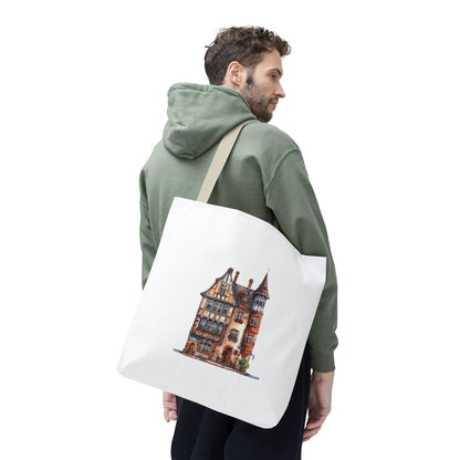 Charming Illustrated Tote Bag, Perfect for Shopping, Beach Days, Eco-Friendly, Gift for Gardeners, Art Lovers, Travel Essential
