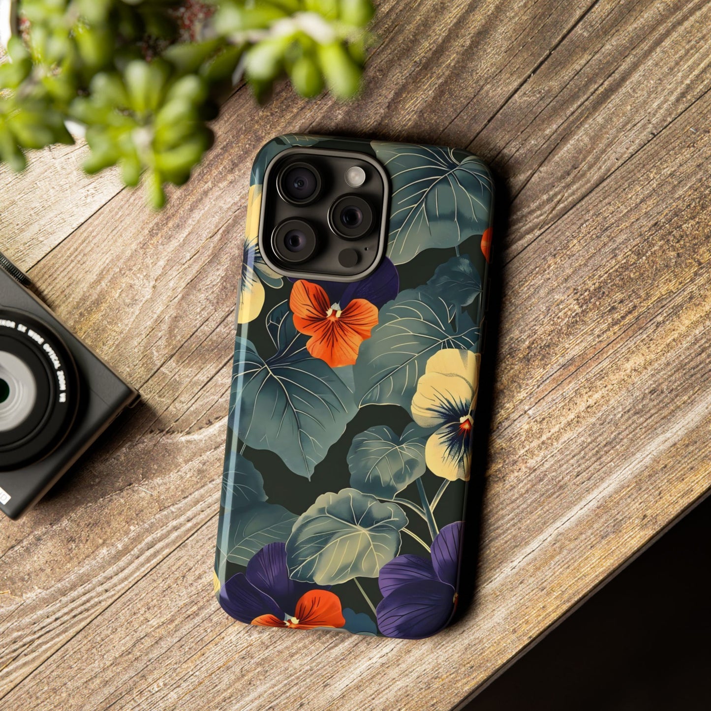 Tough Cases Floral iPhone Case, Tough Phone Cover, Stylish Floral Design, Gift for Her, Summer Vibe, Durable Protective Case