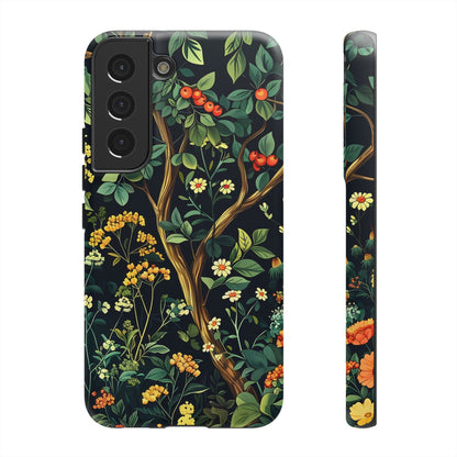 Floral iPhone Case, Nature Inspired Tough Case, Botanical Phone Cover, Eco-Friendly Gift, Unique Floral Design