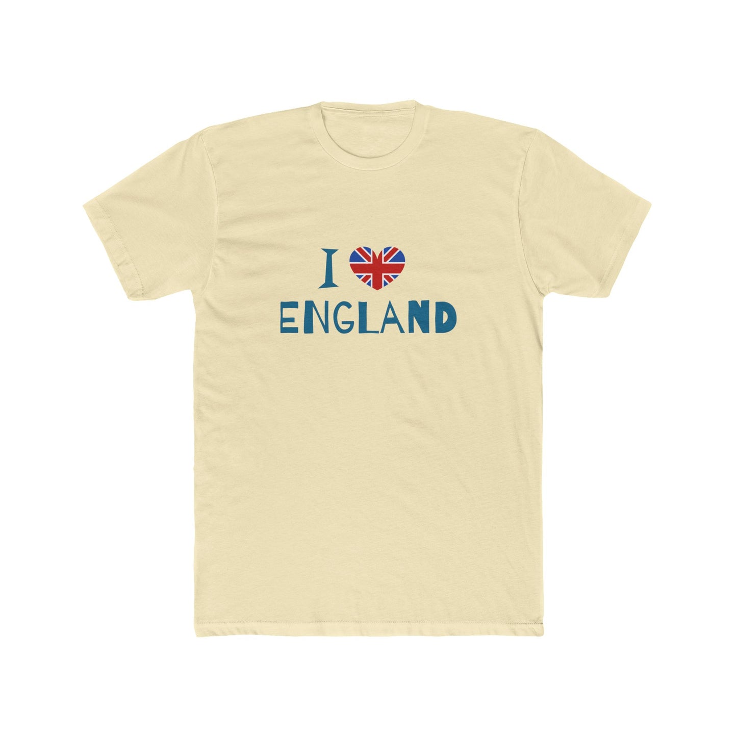 I love England Cozy Unisex Cotton Crew Tee