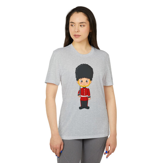 Adidas Unisex Sport T-Shirt - Cute Royal Guard Graphic Tee for Kids & Adults