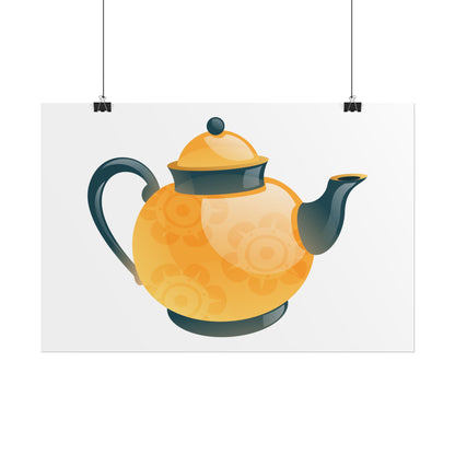 Vintage Tea Pot Rolled Posters