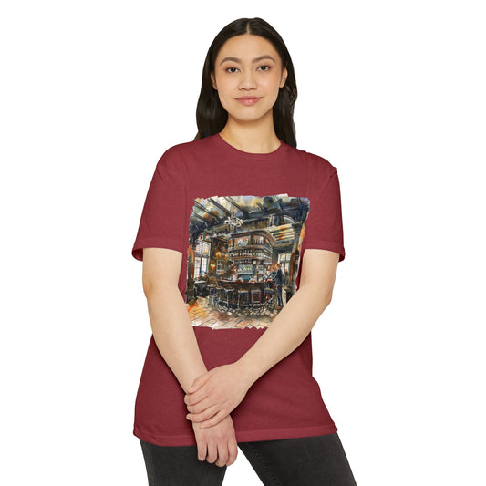 Unisex CVC Jersey T-shirt - The Local Spot - Authentic British Pub Vibes
