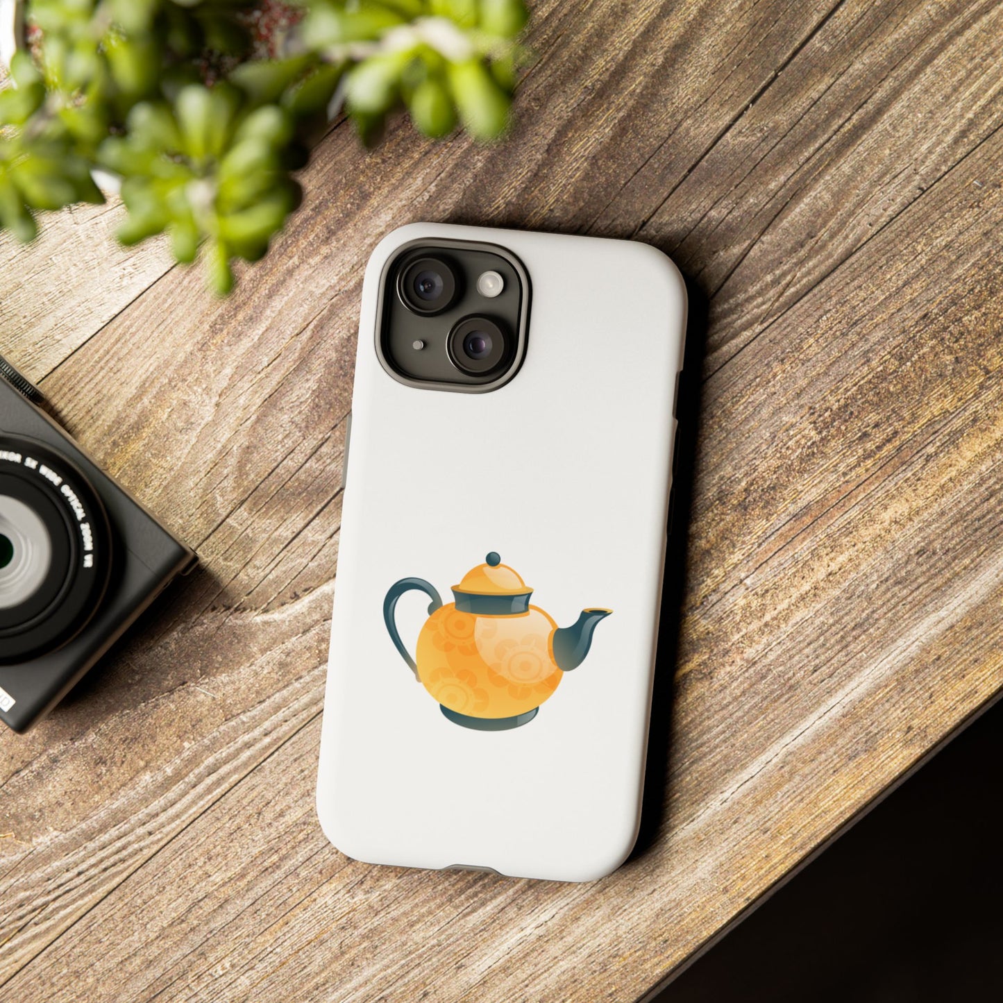 Stylish Phone Case with Teapot Design, Perfect Gift for Tea Lovers, Unique Accessory for Any Occasion, Durable Protection, Trendy Tech Gear