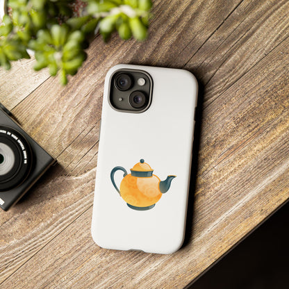 Stylish Phone Case with Teapot Design, Perfect Gift for Tea Lovers, Unique Accessory for Any Occasion, Durable Protection, Trendy Tech Gear