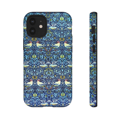 Bird and Floral Pattern Phone Case, Tough Cases, Gift for Nature Lovers, Eco-friendly, Custom Phone Accessories, All-Occasion