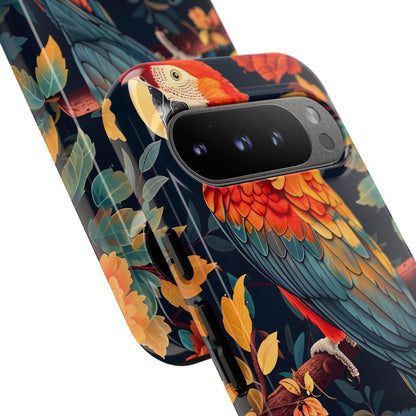 Vibrant Parrot Phone Case - Tough, Stylish, Nature-Inspired, Tropical, Wildlife, Perfect Gift, Summer Vibes