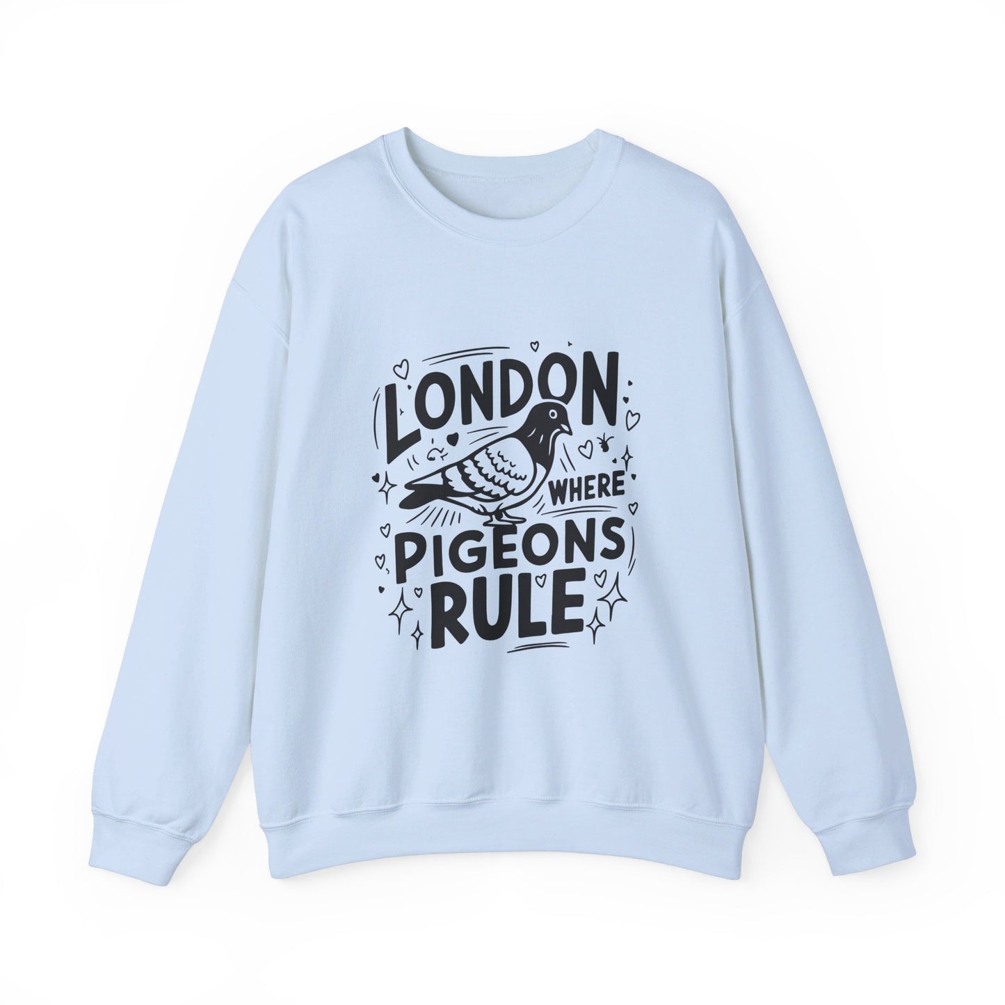 Unisex Heavy Blend™ Crewneck Sweatshirt - London where Pigeons Rule