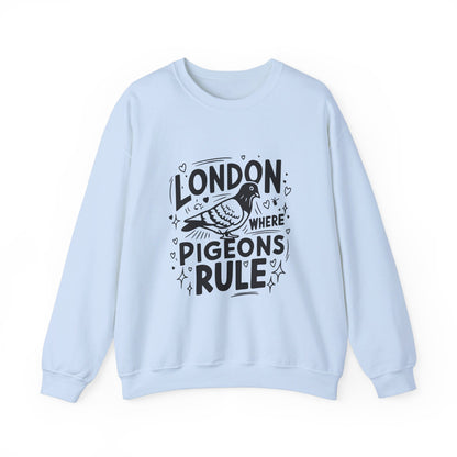 Unisex Heavy Blend™ Crewneck Sweatshirt - London where Pigeons Rule