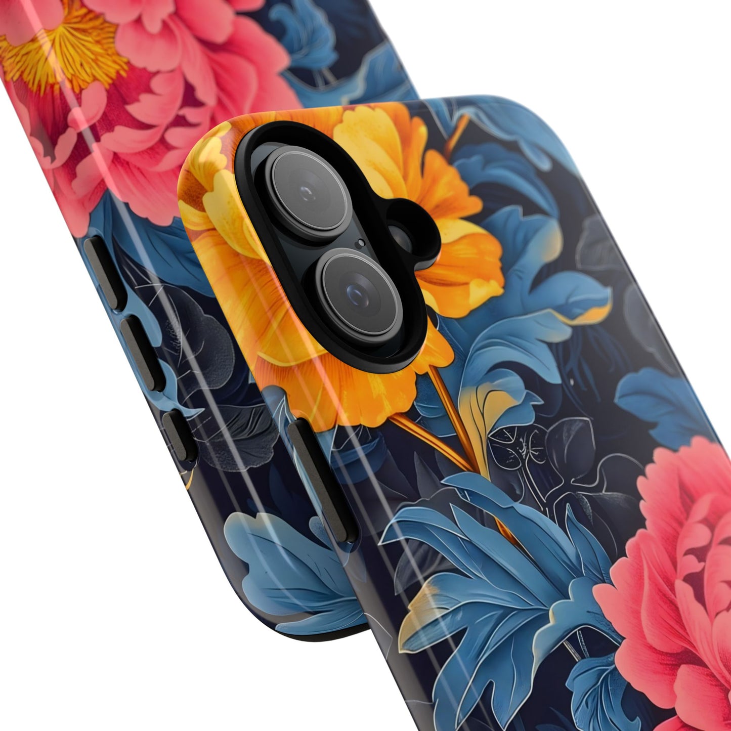 Floral Phone Case, Tough Cases, Stylish Mobile Cover, Gifts for Her, Phone Accessories, Unique Flower Design