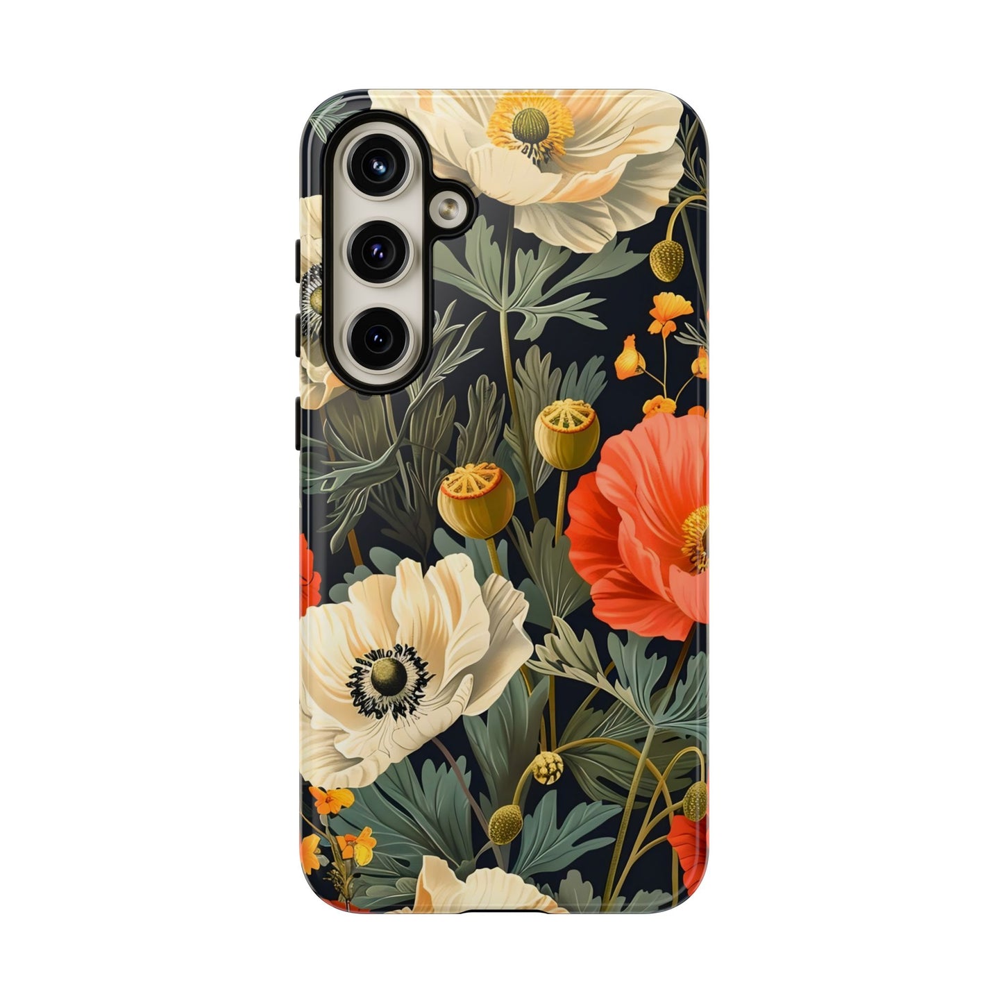 Floral Phone Case - Tough Cases with Vibrant Garden Design, Phone Accessory, Gift for Her, Spring Style, Nature Lover