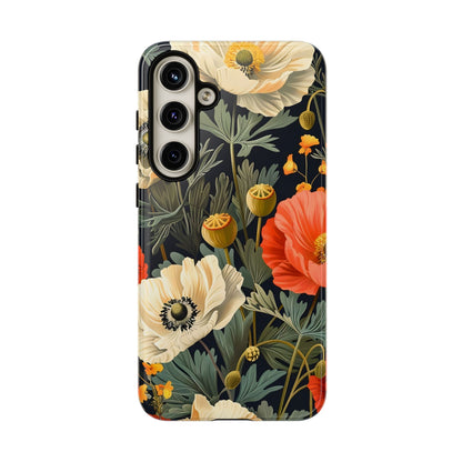 Floral Phone Case - Tough Cases with Vibrant Garden Design, Phone Accessory, Gift for Her, Spring Style, Nature Lover