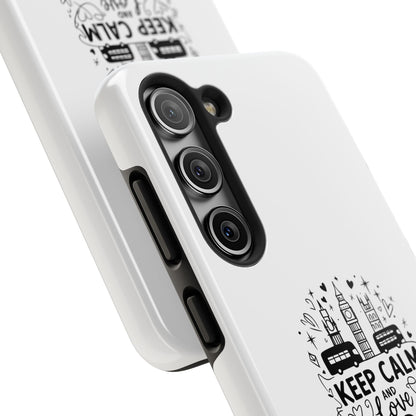 Keep Calm and Love London Tough Phone Case - Stylish Protection for London Lovers