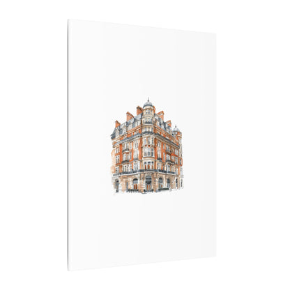 Artistic Matte Canvas Print of Historic Building, Wall Art Decor, Home Interior, Unique Gift, Fine Art, Architecture Lover, Urban Design