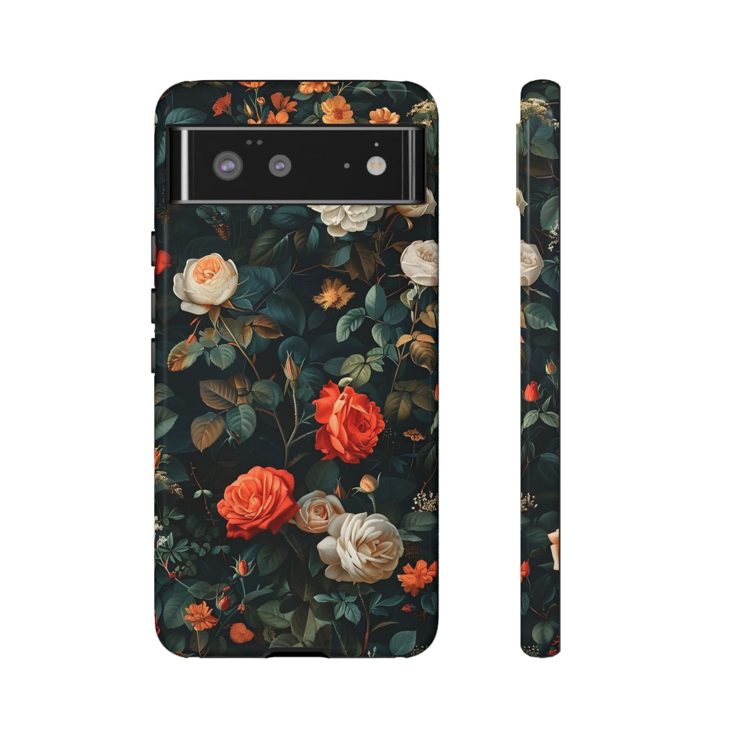 Floral Phone Case | Tough Cases with Elegant Design | Gift for Her, Mother's Day, Birthdays, Personalized, Trendy Tech Accessories
