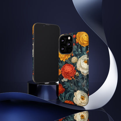 Floral Tough Case for Phones | Durable Floral Phone Cover, Boho Chic, Unique Gift for Her, Phone Protection, Flower Design