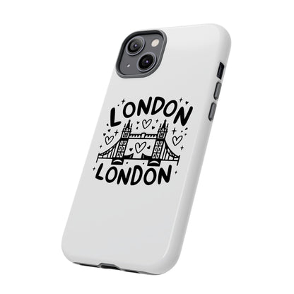 Love London Bridge Phone Case, Tough Cases for London Lovers, Cute Protection, Travel Gift, Phone Accessory, Design with Love