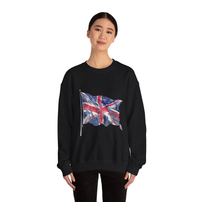 Unisex Heavy Blend™ Crewneck Sweatshirt - Emblem of Unity - The British Flag