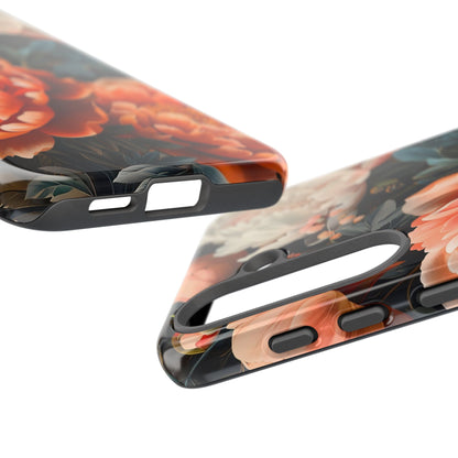 Floral Phone Case - Tough Cases, Durable Cover, Flower Design, Unique Gift, Phone Accessories