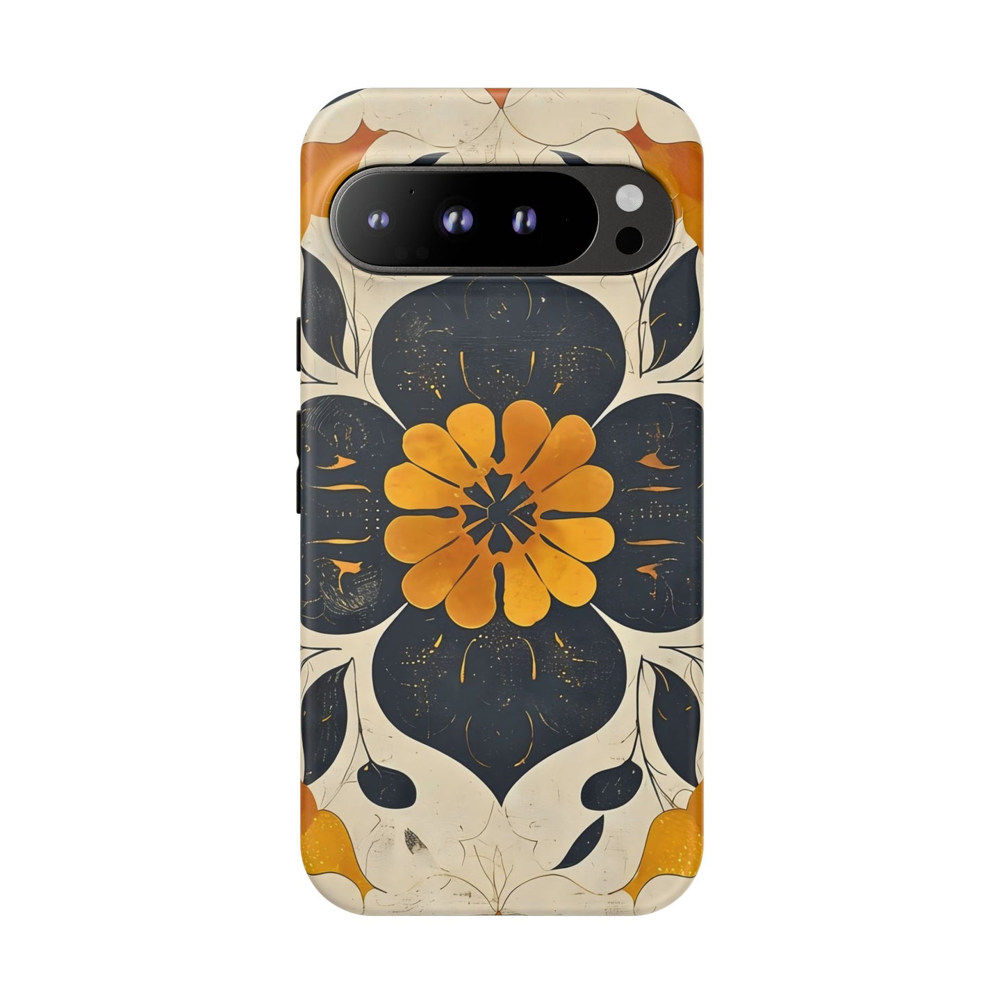 Floral Phone Case - Tough Cases, Botanical iPhone Cover, Vintage Flower Design, Durable Smartphone Protection, Unique Gift Idea