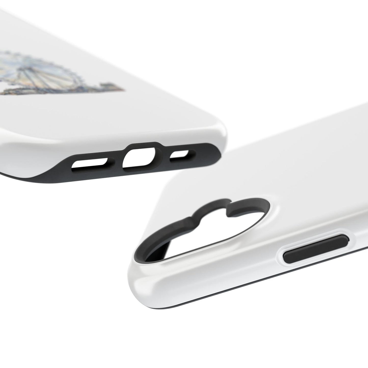 Stylish Magnetic Phone Cases with London Eye Design, Custom Phone Covers, Unique Gift for Travelers, Chic Electronic Accessories