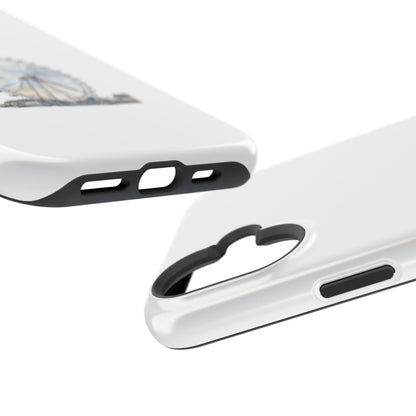 Stylish Magnetic Phone Cases with London Eye Design, Custom Phone Covers, Unique Gift for Travelers, Chic Electronic Accessories