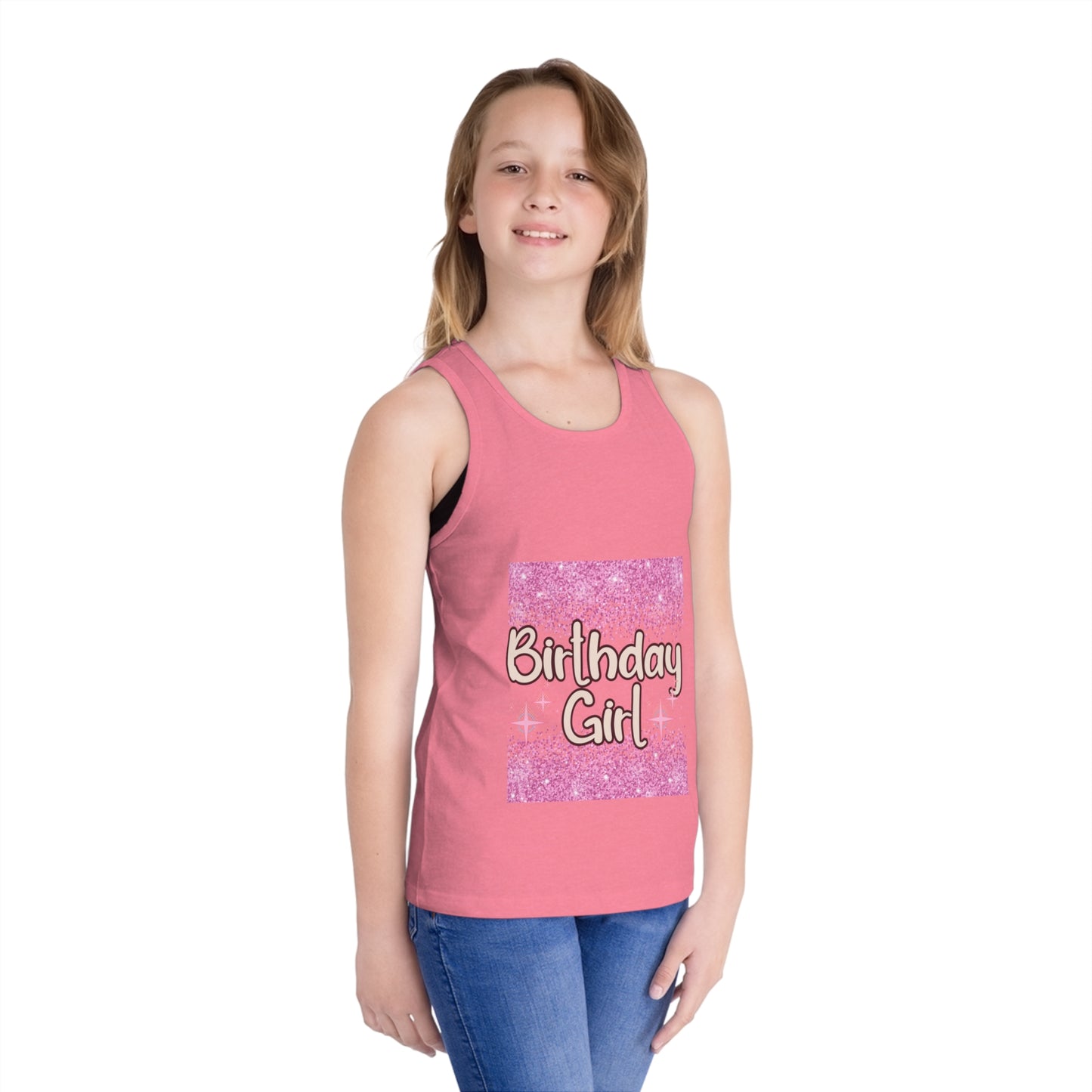 Birthday Girl Jersey Tank Top