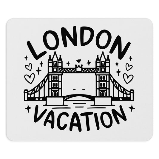 London Vacation Mouse Pad - Perfect Gift for Travelers, Office Decor, Quirky Home Office, Unique Desk Accessory, London-Themed Gift