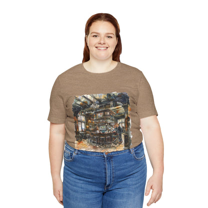 Unisex Jersey Short Sleeve Tee - The Local Spot - Authentic British Pub Vibes