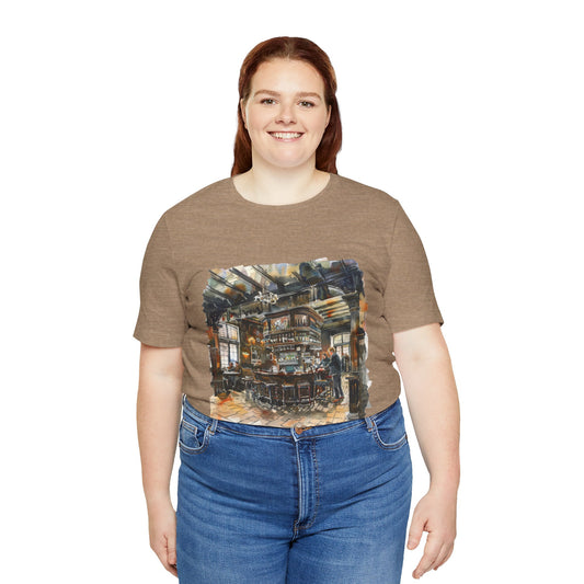 Unisex Jersey Short Sleeve Tee - The Local Spot - Authentic British Pub Vibes
