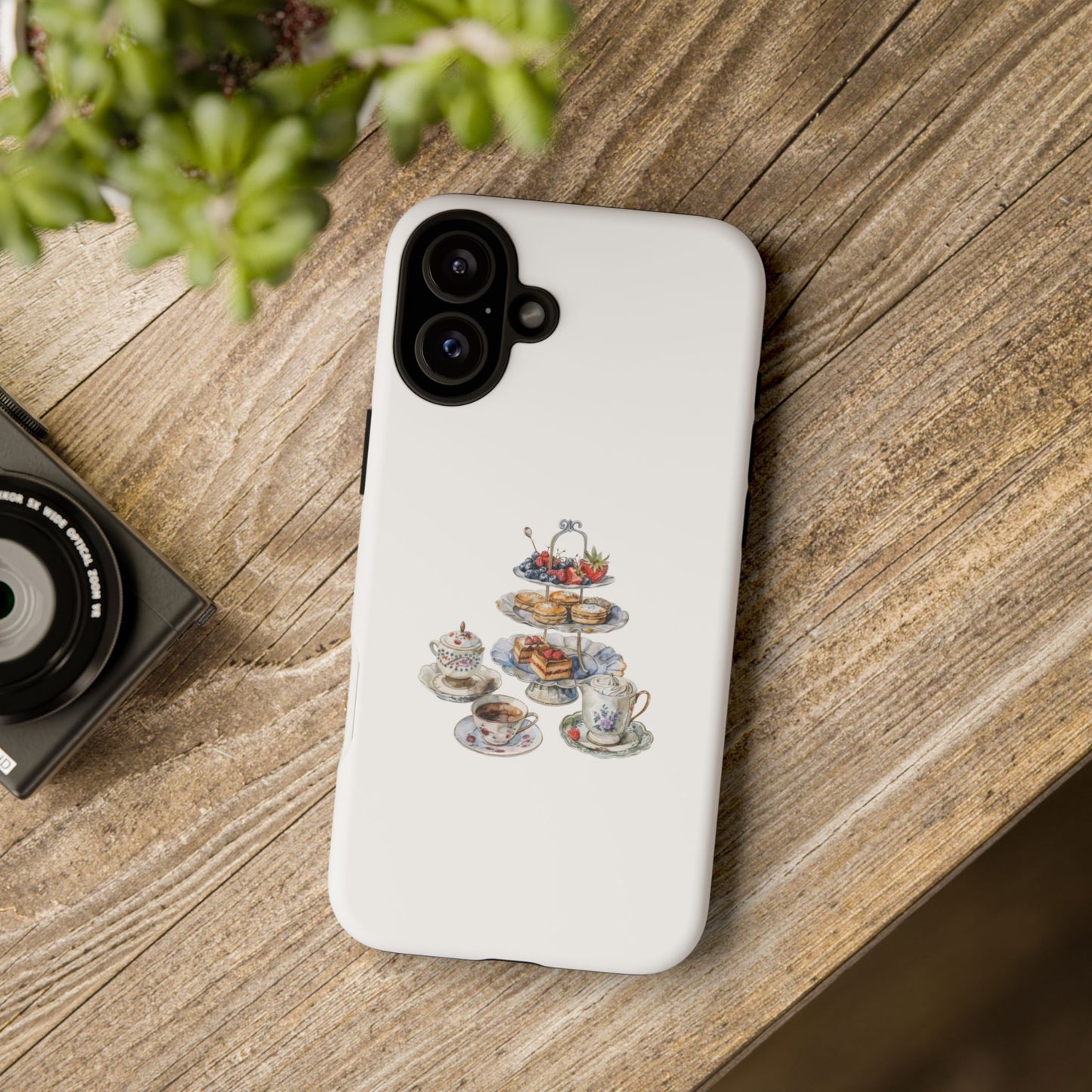 Chic Tea Party Phone Case - Stylish Tough Cases for Tea Lovers