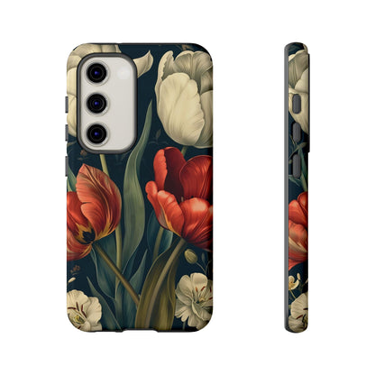 White Flower Tough Cases