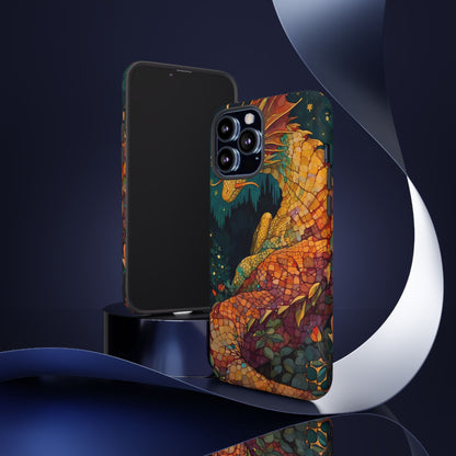 Dragon Art Phone Case, Tough Phone Cover, Fantasy Gift, Unique Mobile Accessory, Dragon Lover Gift, Stylish Protection